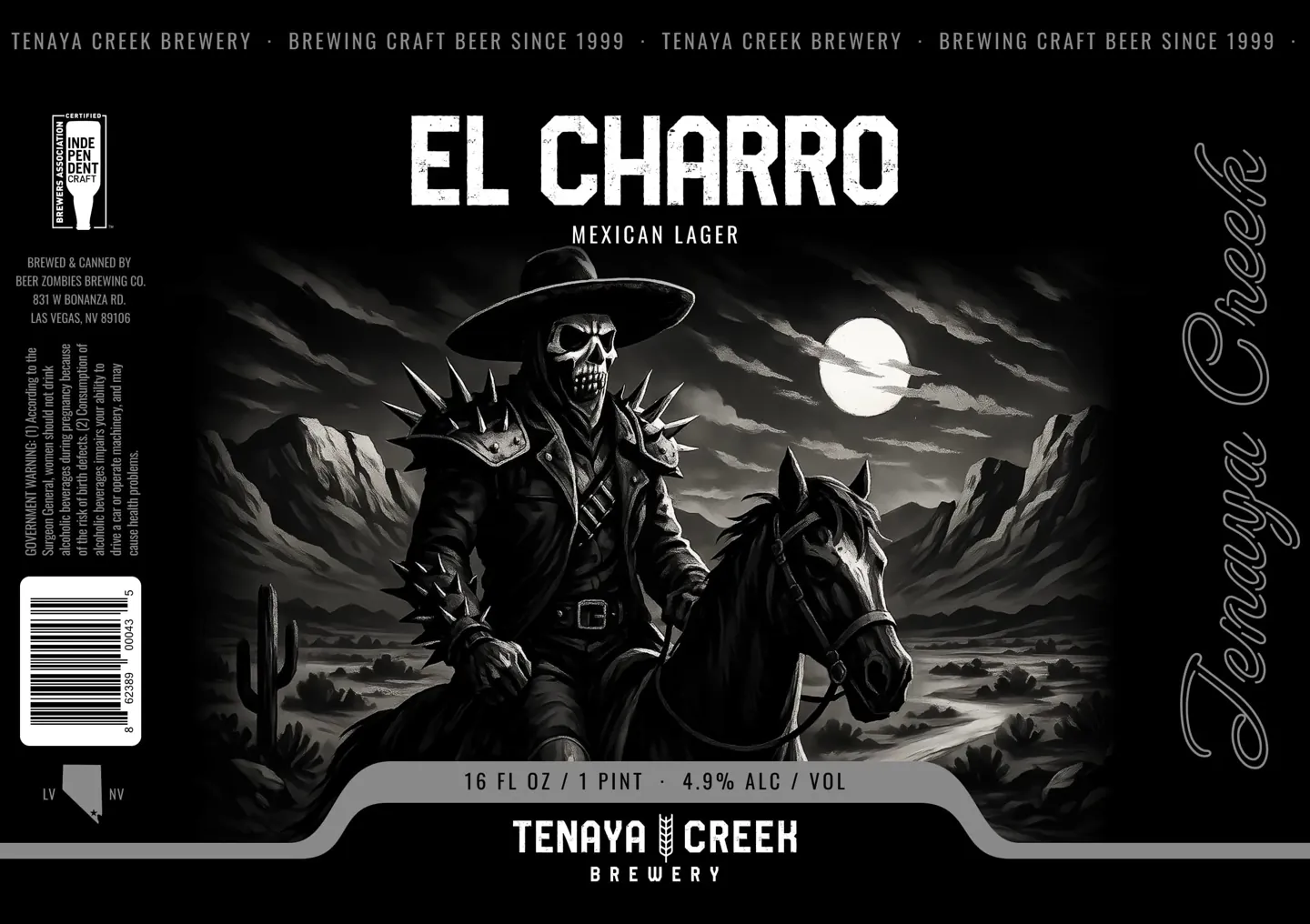 El Charro · Full label artwork