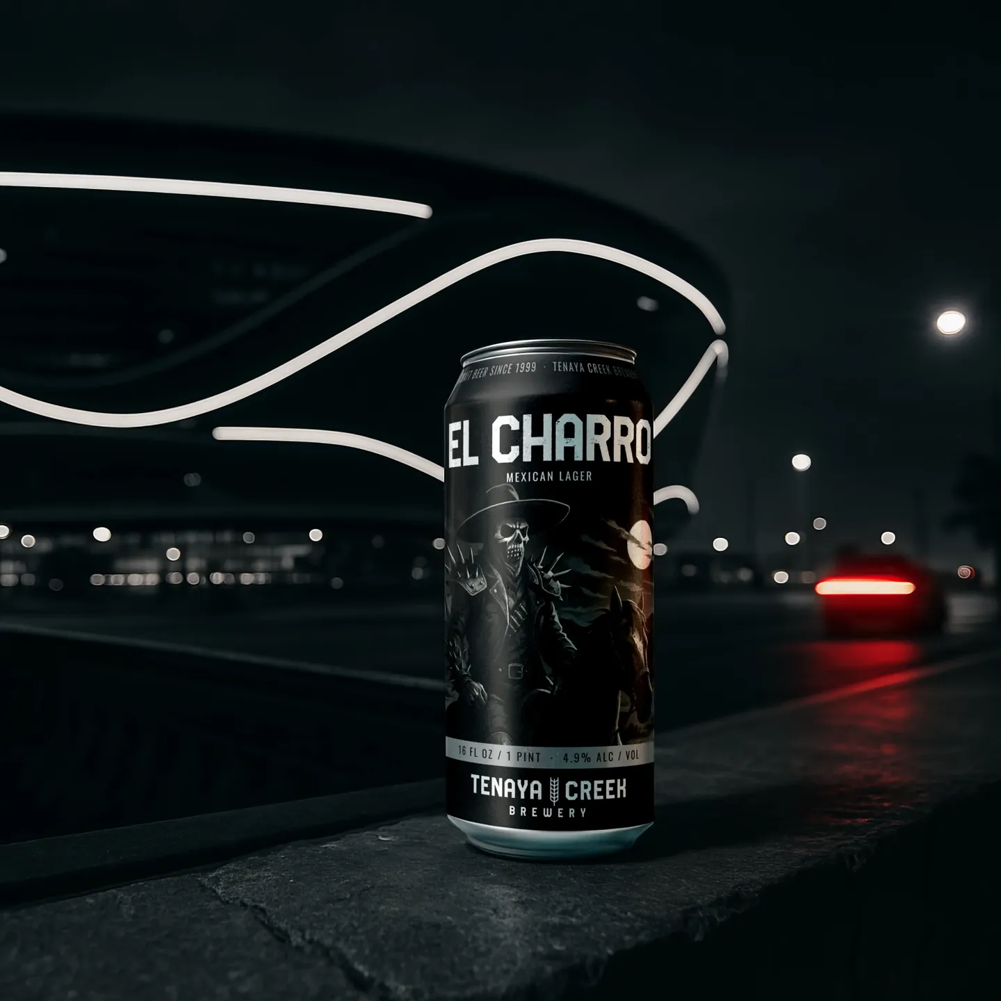 El Charro · Nighttime presentation