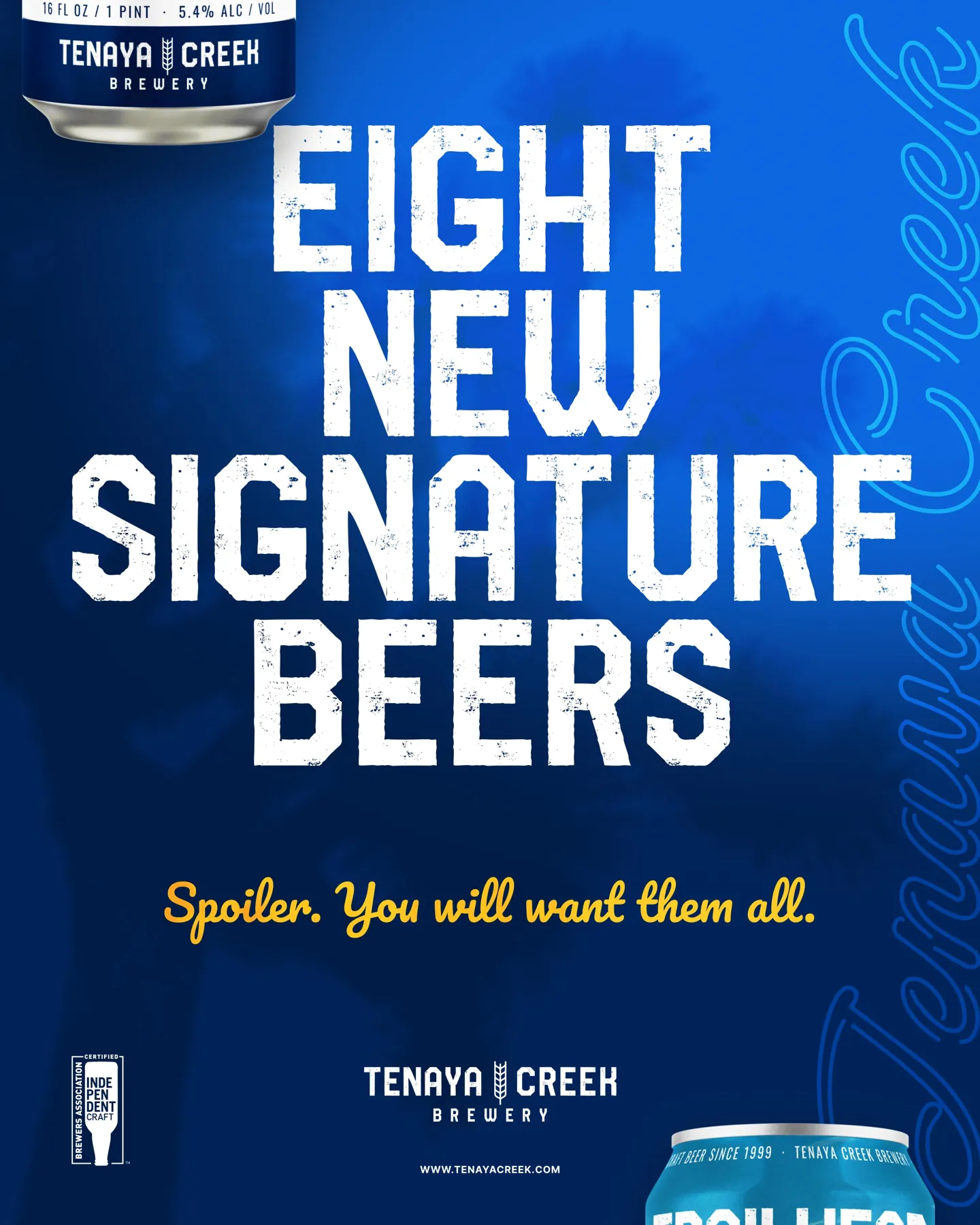 Eight new signature beers · Collection campaign