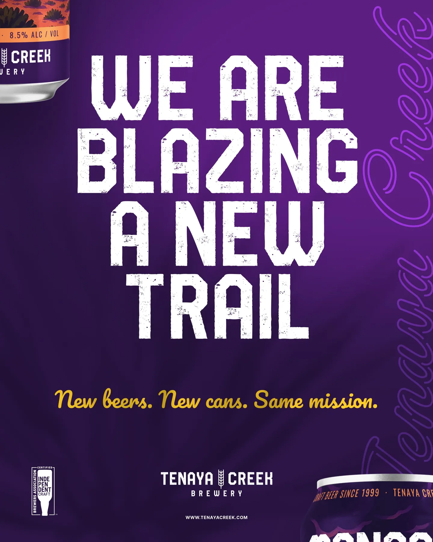 We are blazing a new trail · Brand campaign