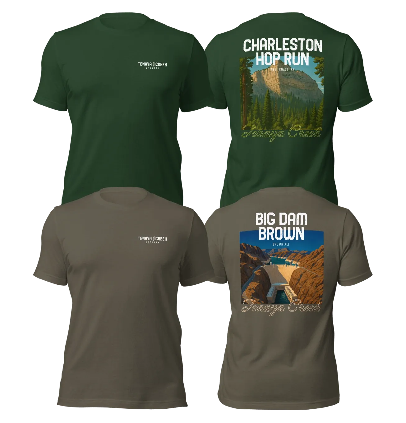 Charleston Hop Run & Big Dam Brown · Apparel applications