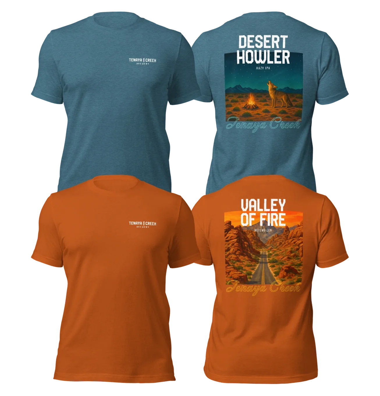 Desert Howler & Valley of Fire · Apparel applications